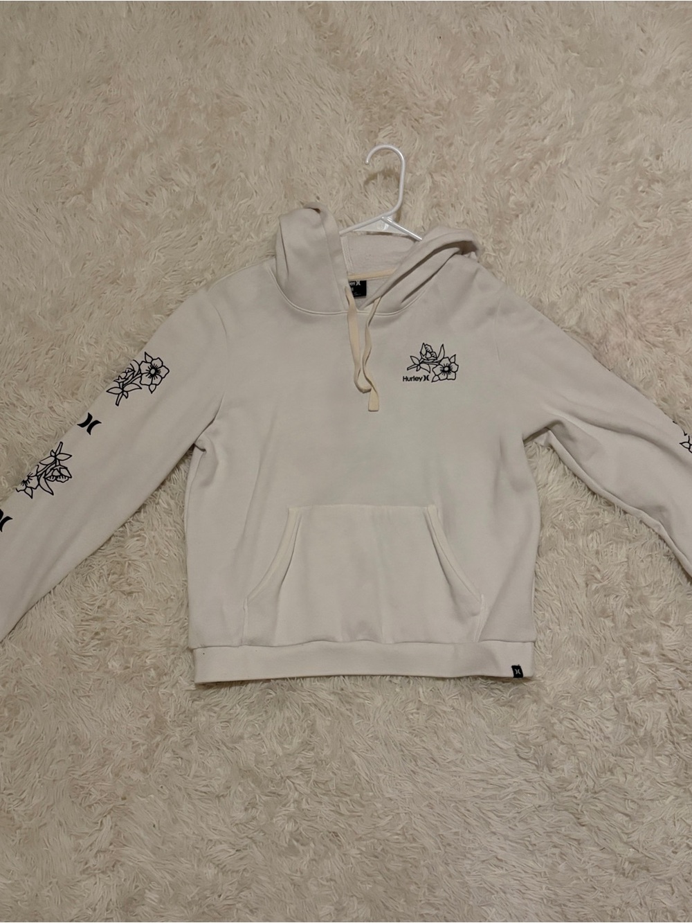 Hurley Hoodie with Floral Logo